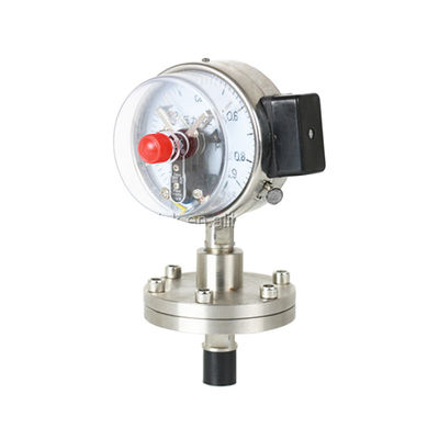 Electric contact diaphragm pressure gauge