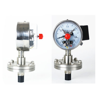 Electric contact diaphragm pressure gauge