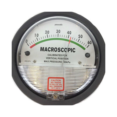 Low cost micro air differential pressure gauge
