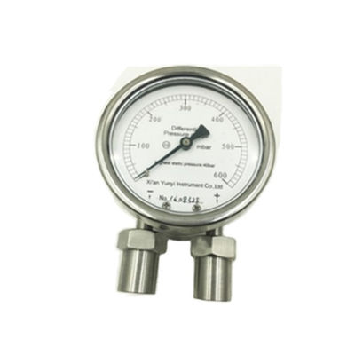 High quality stainless steel indicator differential pressure gauge