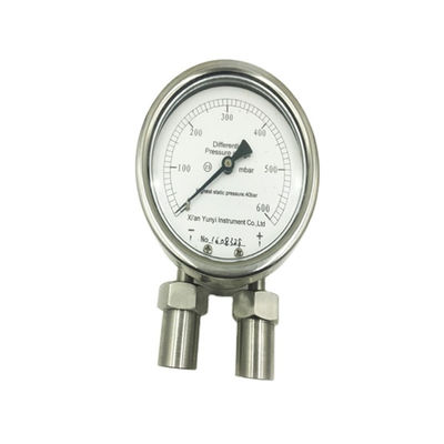 High quality stainless steel indicator differential pressure gauge