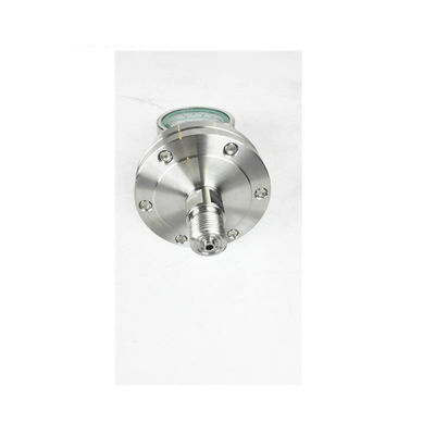 Flange diaphragm oil pressure gauge