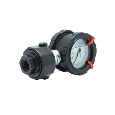 Diaphragm double sided PP pressure gauge hot sale