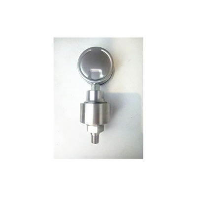 Stainless steel glycerine or silicone oil filled  diaphragm seal pressure gauge with one piece welding isolator