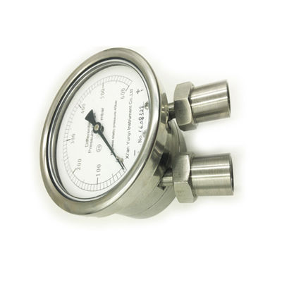 SS 316L High Quality Gas, Liquid, Air Differential Pressure Gauge, Pressure Meter