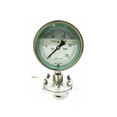 Stainless steel shockproof manometer oil pressure gauge