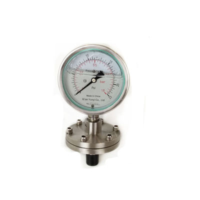 mpa/mbar  Capillary diaphragm pressure gauge