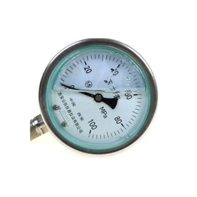 High quality Manometer silicone oil filled bar pressure gauge
