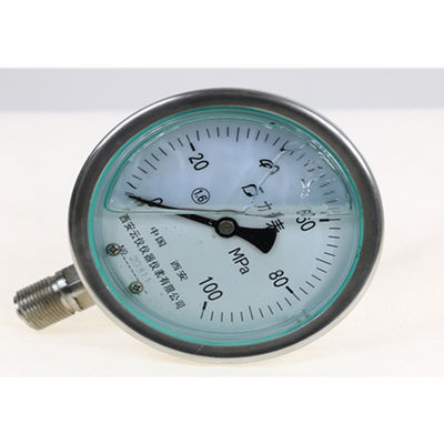 High quality Manometer silicone oil filled bar pressure gauge