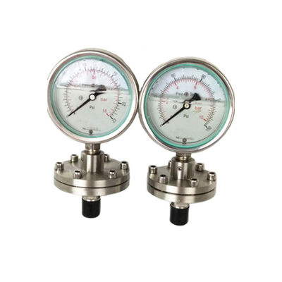 150mm Diaphragm flange pressure gauge