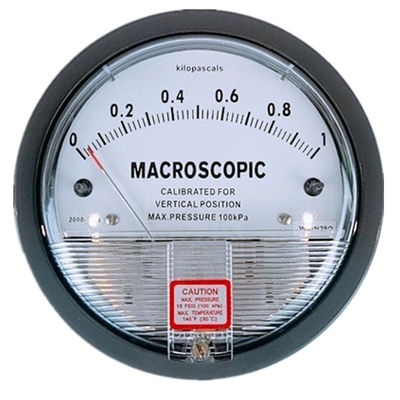 high accuracy Micro differential pressure gauge for air condition