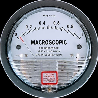 high accuracy Micro differential pressure gauge for air condition