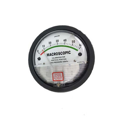 Micro low air differential pressure gauge for fan, air blower ,clean room