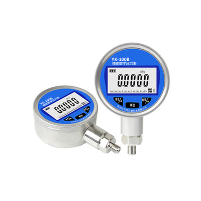 High Precision YK-100B Digital Pressure Gauge For Liquid and Gas