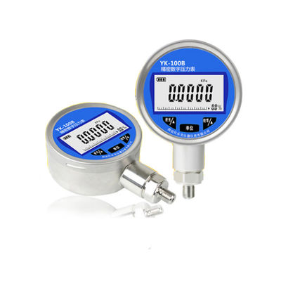 High Precision YK-100B Digital Pressure Gauge For Liquid and Gas