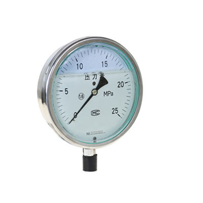 dial Stainless steel liquid filled vacuum pressure gauge manometer