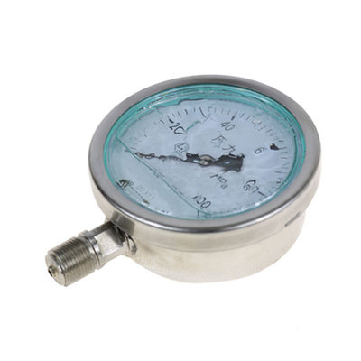 dial Stainless steel liquid filled vacuum pressure gauge manometer