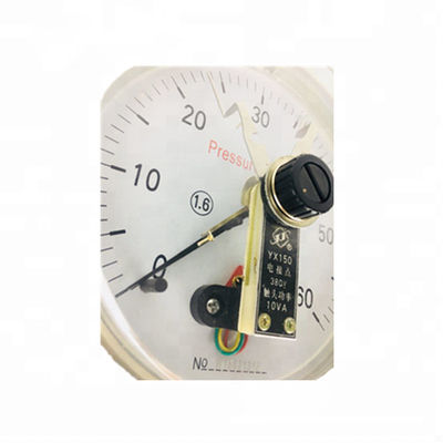 Stainless steel electrical contact  pressure gauge