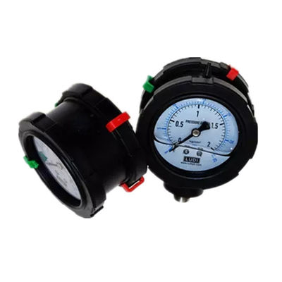oil filled manometer diaphragm seal pressure gauge