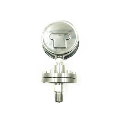 Stainless steel diaphragmType membrane pressure gauge