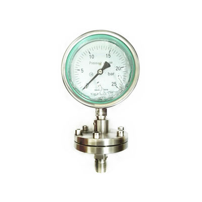 Stainless steel diaphragmType membrane pressure gauge