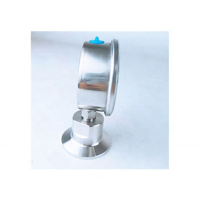 All stainless steel clamp diaphragm seal sanitary  pressure gauge with visual alarm