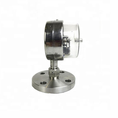 Diaphragm seal electric contact flange type dry pressure gauge manometer