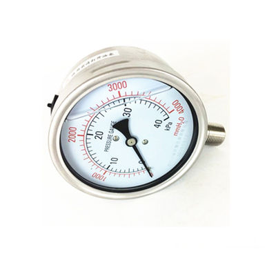 Stainless steel kpa mmH2O dual micro vacuum capsule pressure gauge