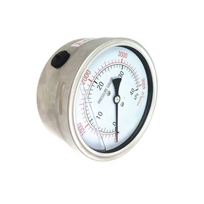 Stainless steel kpa mmH2O dual micro vacuum capsule pressure gauge