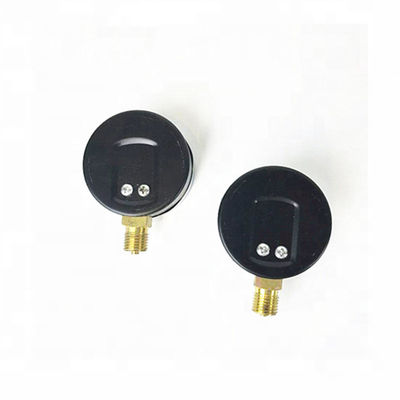 Spiral tube gauge all stainless steel pressure gauge bottom mounting types copper alloy movement
