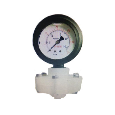 0~6bar, PVDF Pressure Gauge, Flange Connection