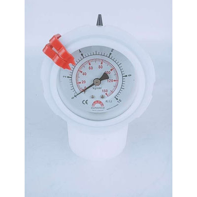 0~6bar, PVDF Pressure Gauge, Flange Connection