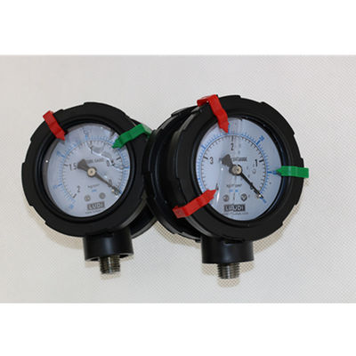 Chinese supplier cheap Double side PP Diaphragm Pressure Gauge