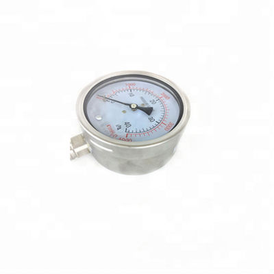 Stainless steel manometer oil fiied pressure gauge