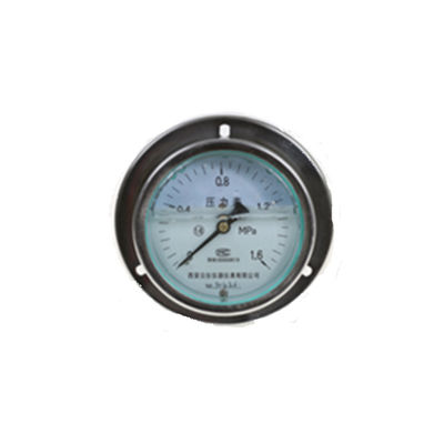 Low price stainless steel filled oil pressure gauge