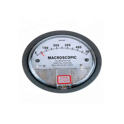 Low cost  differential pressure gauge with air