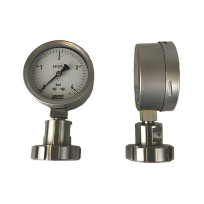 High quality diaphragm seal pressure gauge stainless steel Flange end