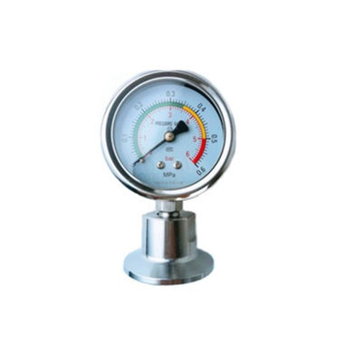 OEM Stainless steel  Sanitary diaphragm pressure gauge