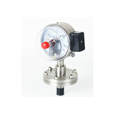 Stainless steel vacuum electric contact diaphragm pressure gauge