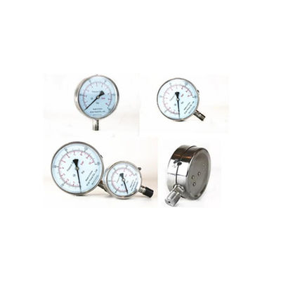 high quality Stainless steel manometer lpg gas pressure gauge