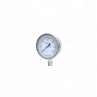 Stainless steel gas capsule pressure gauge