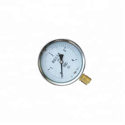 Stainless steel gas capsule pressure gauge