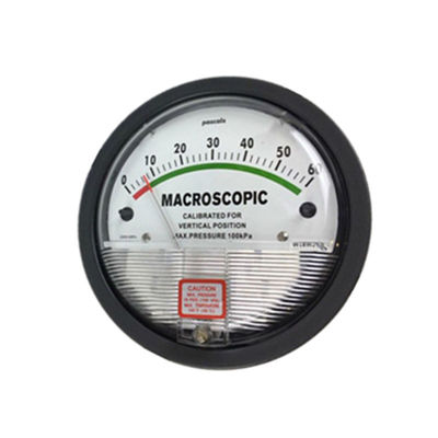 Micro differential pressure gauge manometer price with visual alert