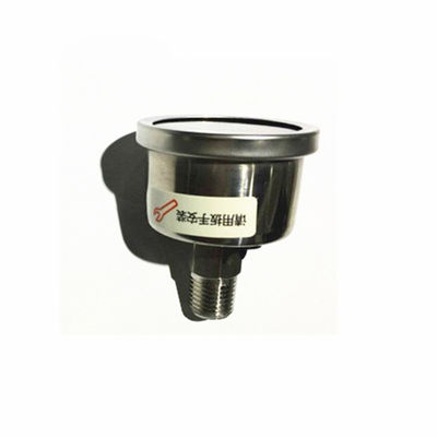 Spiral tube 40mm oil back connection pressure gauge mpa  kg and psi