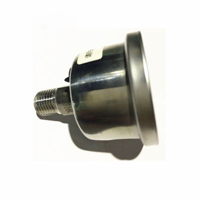 Spiral tube 40mm oil back connection pressure gauge mpa  kg and psi