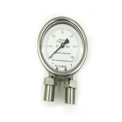 Hot sale 100mm SS differential pressure gauge, manometer price