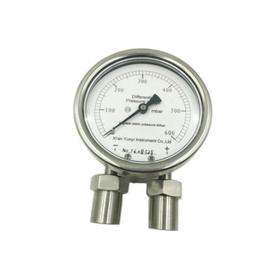 High quality stainless steel differential pressure gauge manometer