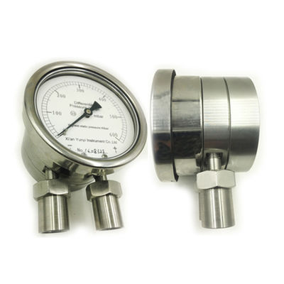 High quality stainless steel differential pressure gauge manometer