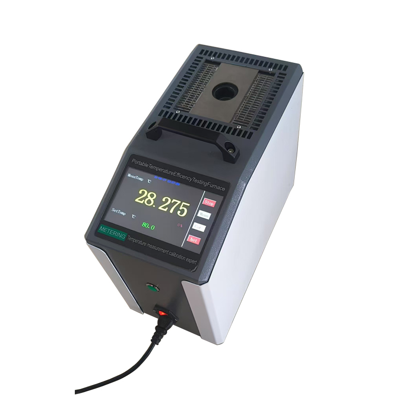 New Portable Dry Block Temperature Calibrator With RS232 Bluetooth 50~750℃ Full Screen Furnace Bath