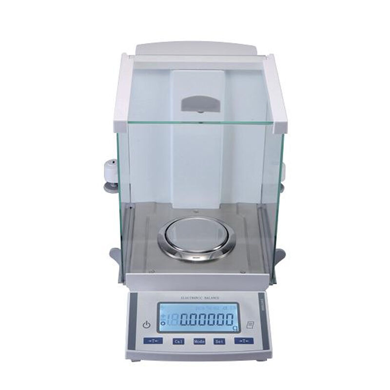NanCon Analytical Weighing Balance Lab Dual Range Electronic Balance ES-E Series 120g Capacity Stainless Steel Semi-Automatic